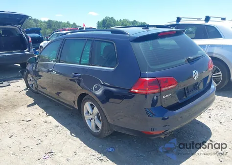 2015 Volkswagen Golf Sportwagen Tdi S 4-Door из США, поврежденный, VIN 3VWCA7AU4FM509614